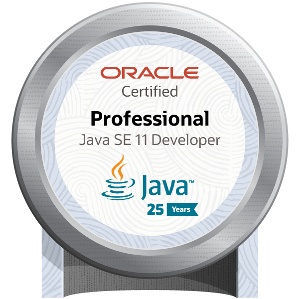 Oracle Java SE 11 Developer Badge